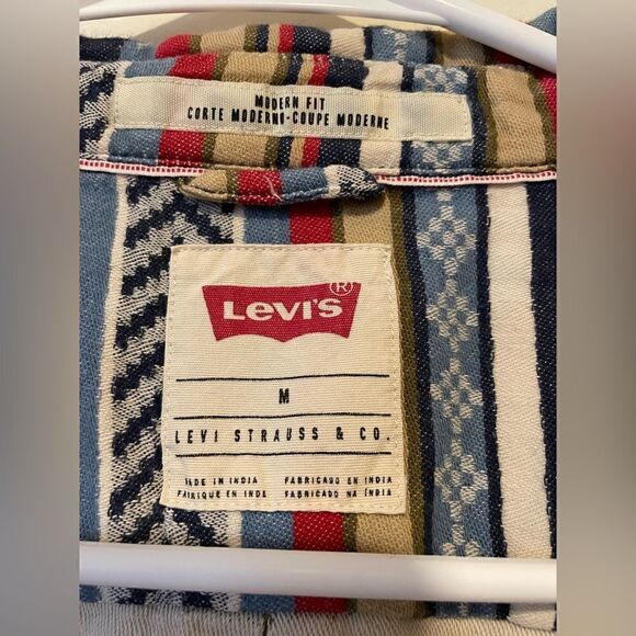 Levi’s Colorful Long Sleeve Shirt Men’s - Picture 5 of 13